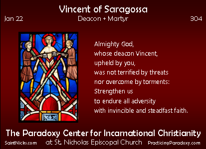 Jan 22 - Vincent of Saragossa